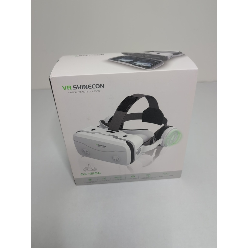VR Shinecon Virtual Reality Glasses White SC-GI5E